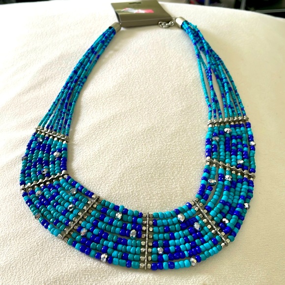 NWT Studio S Beaded Fashion Necklace - Picture 1 of 5